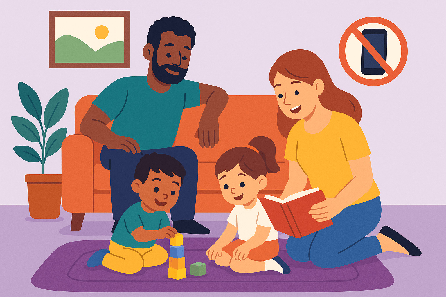 Zonas sin pantallas en casa