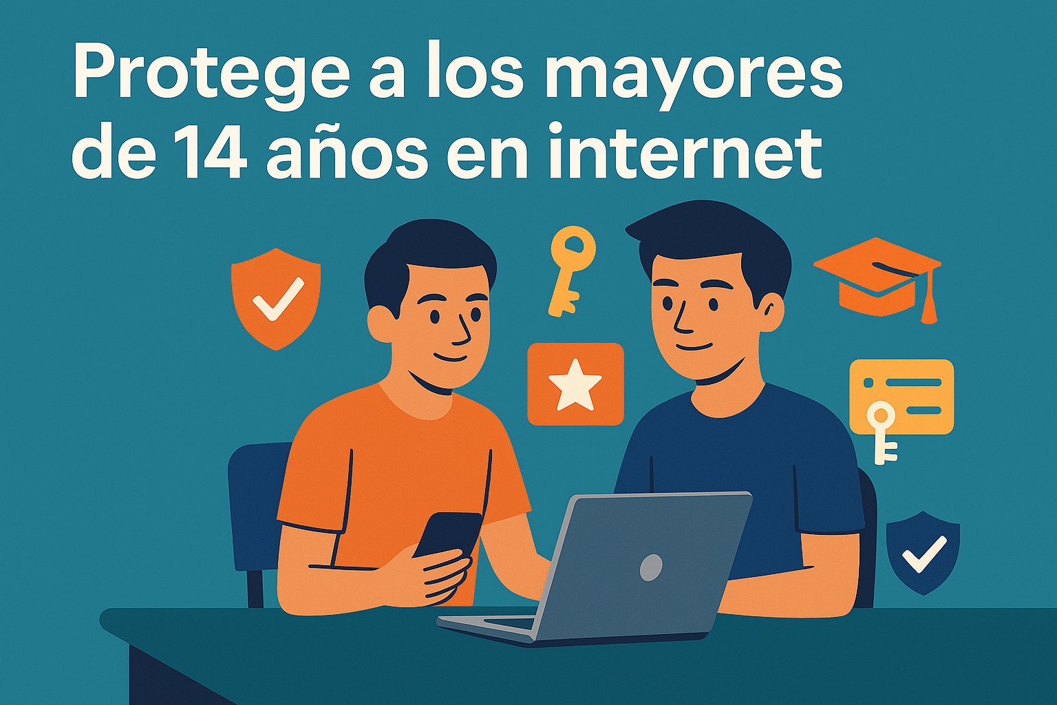 Guía de autonomía digital para adolescentes de 14 años en adelante